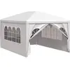 Image de vidaXL Tente de réception 3x4 m blanche