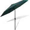 Image de vidaXL Parasol Parasol de jardin Parasol de plage Protection solaire Vert
