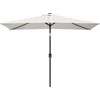Image de vidaXL Parasol 200x300 cm Blanc sable Rectangulaire