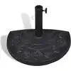 Image de vidaXL Pied de parasol semi-circulaire Pied de parasol