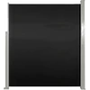 Image de vidaXL Marquise latérale 160x300 cm Noir