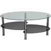 Image de vidaXL Table basse au design exclusif noir