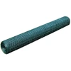 Image de vidaXL Clôture en fil de fer avec revêtement PVC 25x0,75 m vert