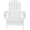 Image de vidaXL Chaise de jardin en bois blanc
