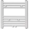 Image de vidaXL Radiateur sèche-serviettes eau chaude droit 480x480 mm