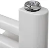 Image de vidaXL Radiateur sèche-serviettes eau chaude droit 500x764 mm