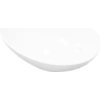 Image de vidaXL Céramique de luxe lavabo ovale blanc 40 x 33 cm