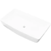 Image de vidaXL Céramique Lavabo Rectangulaire Blanc 71 x 39 cm