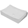 Image de vidaXL céramique porcelaine lavabo haute brillance blanc