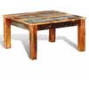 Image de vidaXL Table basse carrée en vieux bois