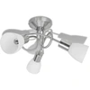 Image de vidaXL Plafonnier avec abat-jour en verre pour 3 ampoules E14