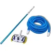 Image de vidaXL Nettoyeur de piscine avec manche télescopique et flexible