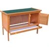 Image de vidaXL Clapier pour petits animaux Clapier pour lapins 1 niveau Bois