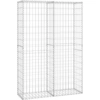 Image de vidaXL Panier de pierres Gabion avec couvercles Fil de fer galvanisé 150×100×30 cm