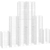 Image de vidaXL Set de gabions 6 pcs. fil de fer galvanisé