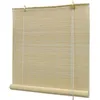 Image de Store À Rouleau Bambou Naturel 150x220 Cm