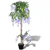 Image de Wisteria Artificiel Avec Pot 120 Cm Vidaxl