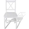 Image de vidaXL Chaises de salle à manger 2 pcs. Blanc pin