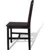 Image de vidaXL Chaises de salle à manger 2 pcs. Pin brun foncé