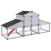 Image de Vidaxl - Poulailler Avec Rampes Et Nichoir Aluminium