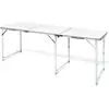 Image de Vidaxl - Table Pliante De Camping En Aluminium Avec Hauteur Ajustable