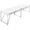 Image de Vidaxl   Table De Camping Pliante En Aluminium   Hauteur Ajustable 55/62/70 Cm   Capacité 30-50 Kg   Design Pliant Et Léger Pour Transport Facile