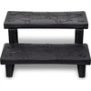 Image de vidaXL Escalier pour spa Noir