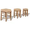Image de Tabourets De Jardin 3 Pcs Bambou