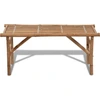 Image de vidaXL Banc de jardin Pliable 118 cm Bambou