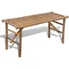 Image de Vidaxl - Banc De Jardin Pliable 118 Cm Bambou