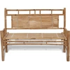 Image de vidaXL Banc de jardin 120 cm bambou