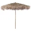 Image de Vidaxl   Parasol Droit En Bambou 270 Cm   Toit En Feuille De Bananier   Protection Uv   Structure Stable Et Durable Pour Terrasses Et Jardins