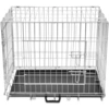 Image de vidaXL Caisse pour chien pliable en métal M