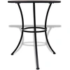 Image de vidaXL Table de bistrot Terrakotta-Rouge 60 cm Mosaïque