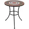 Image de Vidaxl - Table De Bistro Terre Cuite Et Blanc 60 Cm Mosaïque