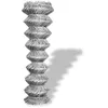 Image de vidaXL Clôture grillagée Acier galvanisé 15x0,8 m Argenté