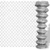 Image de Clôture À Mailles Losangées Acier Galvanisé 15x1,25 M Argenté