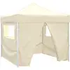 Image de Tente Pliable Avec 4 Parois Crème 3 X 3 M Vidaxl
