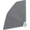 Image de Vidaxl - Auvent Latéral Pliable De Balcon Gris 210 X 210 Cm