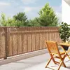 Image de clôture en bois brossé vidaXL 400×100 cm