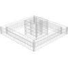 Image de vidaXL Bac à plantes en gabion Fil de fer galvanisé