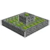Image de Vidaxl - Jardinière En Gabion Acier Galvanisé 120x120x20 Cm