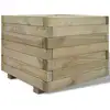 Image de Vidaxl   Carré Potager En Bois 50x50x40 Cm   Résistant À La Pourriture   Idéal Pour Balcon, Terrasse Ou Patio   Assemblage Facile