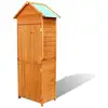 Image de Armoire De Rangement De Jardin Marron 42,5x64x190 Cm
