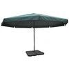 Image de vidaXL Parasol Aluminium Pied de parasol portable Vert