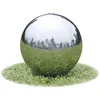 Image de Vidaxl   Fontaine De Jardin Sphérique En Acier Inoxydable 40 Cm   Lumières Led Intégrées   Débit D'Eau Constant   Décoration Apaisante