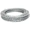 Image de vidaXL BTO-22 Fil d'accordéon NATO avec pinces Acier galvanisé 60 m