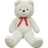 Image de vidaXL Ours en peluche doux XXL blanc 160 cm