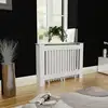 Image de Cache-radiateur 112 Cm Mdf Blanc Vidaxl