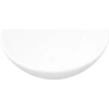 Image de vidaXL Lavabo en céramique blanc rond